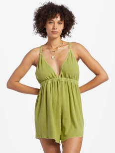 Billabong ON VACAY ROMPER palm green