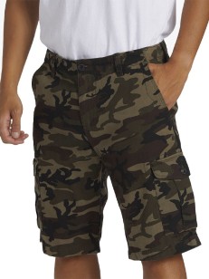 Quiksilver CRUCIAL BATTLE CAMO PRINT CRUCIAL BATTLE herren leinenshorts