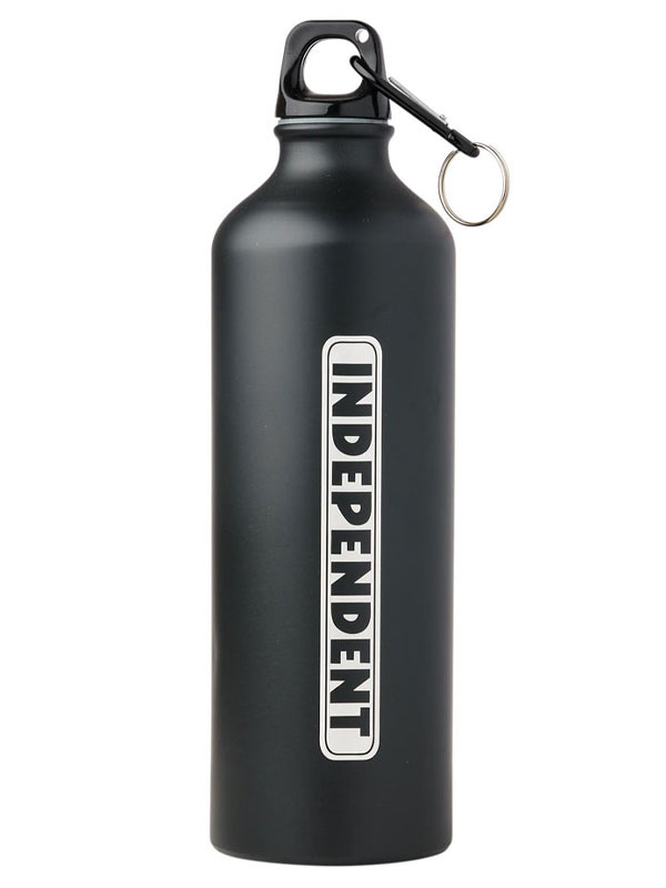 Independent Bar Aluminum Water black sportovní plastová lahev na pití černá